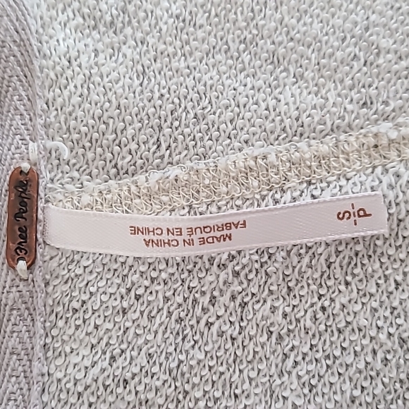 Free People Dandelion Open Shoulder Sweatshirt, Small - Picture 4 of 9